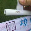 (US Local)Rectangle Embroidery Hoop Cross Stitch Frame Plastic Clip Frame (60x40cm)