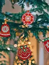 【Limited Stock Sale】8Pcs Christmas Tree-Diamond Painting Pendant