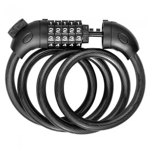 Heavy-Duty 5-Digit Combination Steel Cable Lock (Anti-Theft) iENYRID EU