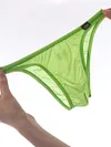 Men's Sexy Low Waist Ice Silk Ultra-Thin Transparent Breathable Briefs