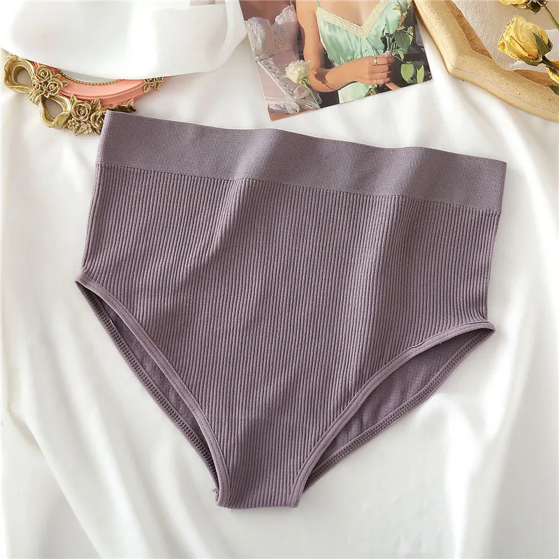 1/2PCS High Waist Panties Seamless Underwear for Women Sexy Briefs Female Underpants Ladies Panties Intimates Lingerie Pantys