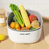 Ultrasonic Fruit and Vegetable Washing Machine Vegetables Cleaning Basket