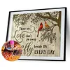 Bird Letter - Full Round Diamond Painting(40x50cm)