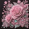 Diamond Painting-DIY Crystal Rhinestone Rose
