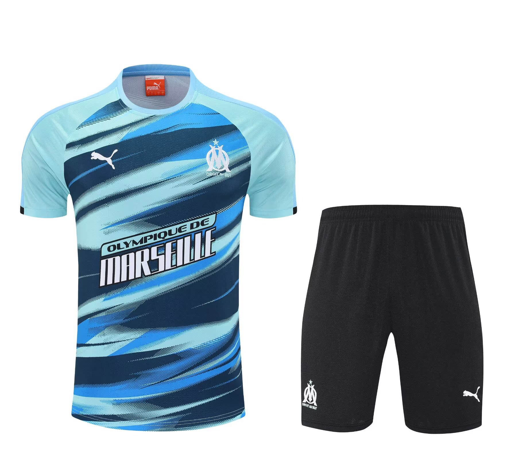 2025-2026 Olympique Marseille Training Suit Football Shirt 1:1 Thai Quality Maxi Kit