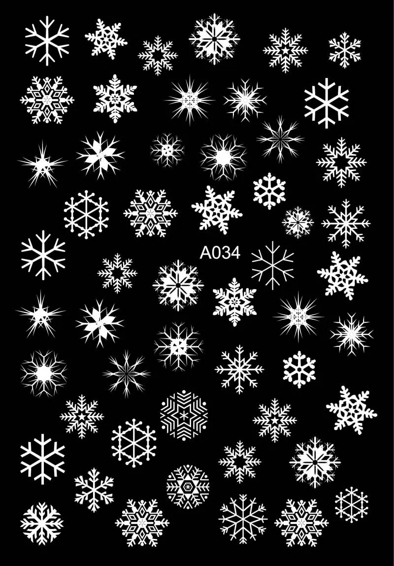 Black Wave Gold Stars White Line Nail Art Stickers Designs Manicure Sticker Back Glue Accessories for Nail Art Decoration Decals-Nail Inspo