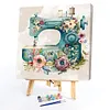 Sewing Machine - Paint by Numbers Acrylic Painting 20*20CM(HOT)
