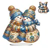 Acrylic Special Shaped Double Sided Effect Christmas Theme Desktop Diamond Art Kit
