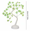 LED Tree Lights with 35 Flowers Decorative Tree Bedside Light USB/Battery Operated Artificial Trees Lamp for Party Spring Tabletop Decoration