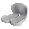 Memory Foam L-Shaped Integrated Seat Cushion with Lumbar Support Sitting Pillow