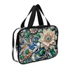 DIY Diamond Art Rhinestone Makeup Bag Crystal Transparent PVC Storage Pack Kit