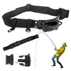 Fishing Waist Belt Rod Holder Hand Rod Holder Multifunction Fishing Accessories