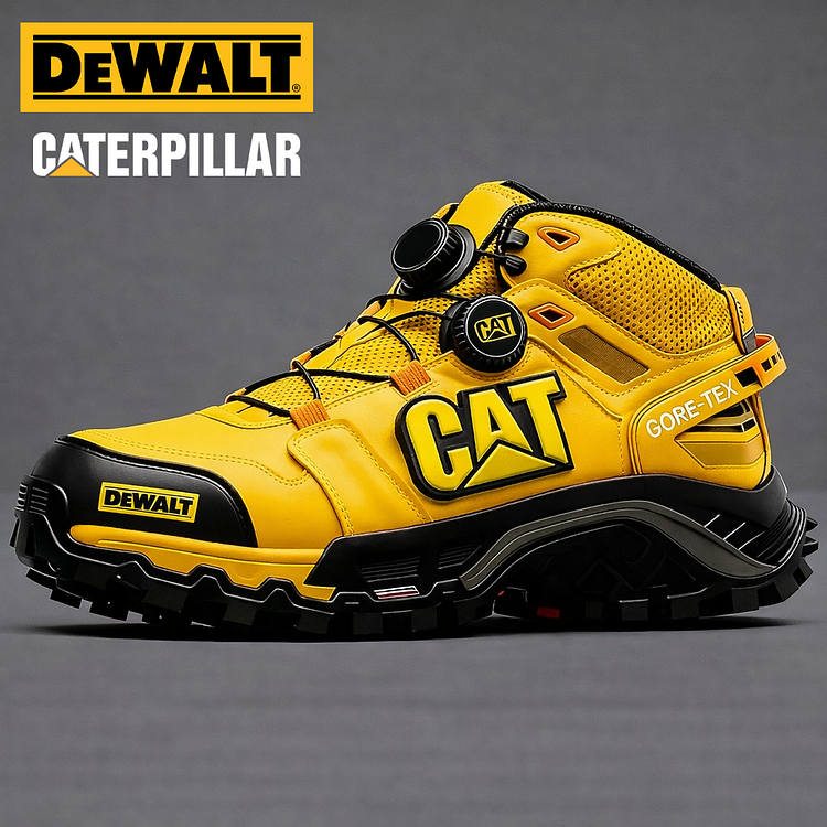 A v&iacute;z&aacute;ll&oacute; &eacute;s l&eacute;legző CAT&reg; &eacute;s DEWALT&reg; munka- &eacute;s t&uacute;rabakancsok ide&aacute;lisak munk&aacute;hoz &eacute;s szabadt&eacute;ri tev&eacute;kenys&eacute;gekhez.