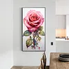 【Limited Stock Sale】(Big Size)Texture Rose-Paint by Numbers Acrylic Painting 40*70CM