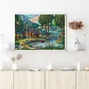 Diamond Painting -DIY Full Square Drill Forest Cabin