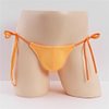 Men's Sexy Bikini Low Waist Elastic Ice Silk Briefs
