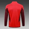 Joyfball 2024/2025 Brazil International Half-Pull Training Suit Red Football Shirt 1:1 Thai Quality