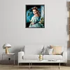 (US Local)Princess 5D DIY Full Round Drill Big Size Diamond Painting Kit Home Decor 40x50cm