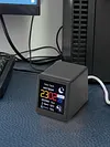 Mini Smart WIFI Weather Station Clock DIY Cute GIF Animations Desktop Decoration