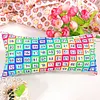 Number 1-98 Cross Stitch Embroidery Pin Cushion Colorful Rainbow Accessories DIY