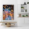 Diamond Painting-DIY Full Round Drill Town River