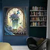 (Big Size) Vase And Butterfly In Garden - 14CT Stamped Cross Stitch 50*60cm/19.69*23.62in