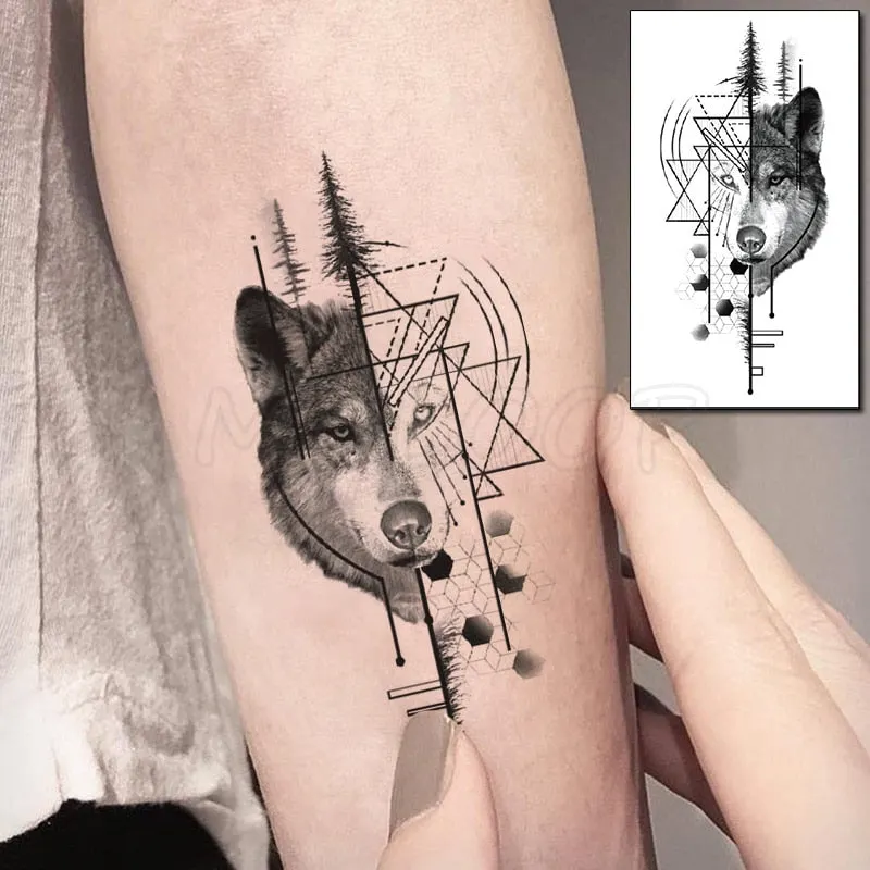 Water Transfer Tattoo Sexy Running Horse Anime Tattoo Body Art Waterproof Temporary Fake Flash Tattoo for Man Woman 10.5*6cm