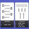 Fishing Accessories Kit Including Hooks Swivels Sinkers Fishing Gifts for Men