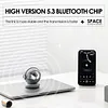 Space Devil Bluetooth Speaker Mini Portable Subwoofer Loud Volume Wireless Gift Bluetooth Speaker with 52mm Full Range Speaker, Deep Bass and HD Microphone - Wireless Speaker with Bluetooth 5.3 - Sci-Fi Lighting Effect