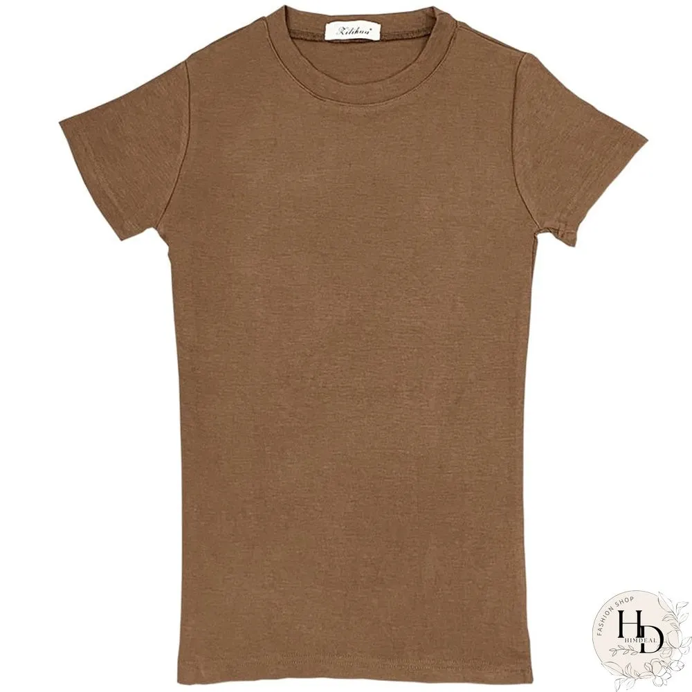 Aossviao Summer Character T-Shirts Fashion Girls Tops Short Sleeve Slim T-Shirts Korean Women Cotton Tee Shirt Femme