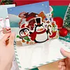 (US Local)6PCS DIY Diamond Art Greeting Cards Xmas Designs for Festivals and Celebrations