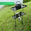1Pcs Ground Anchor Pegs Stainless Steel U Pegs for Camping Tents (holder base)