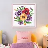 Flower - 9CT Partial Beaded Cross Stitch Kit(31x31cm)
