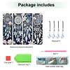 (US Local)8Pcs DIY Dream Catcher Diamond Painting Art Bookmarks with Crystal Pendants
