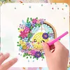 (US Local)6Pcs Acrylic  Animals Diamond Painting Fridge Magnet for Whiteboard