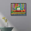 >SALE<5D DIY Full Round Drill Partial AB Diamond Painting Reading Frog Kit 55x45cm