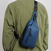 Sac bandouli&egrave;re imperm&eacute;able pour homme avec port de chargement USB