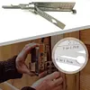 2-in-1 Stainless Steel Key Decoder Portable Precision Hook And Pickup Hand Tool