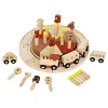 Birthday cake simulation model decoration train track digital cognitive crafts