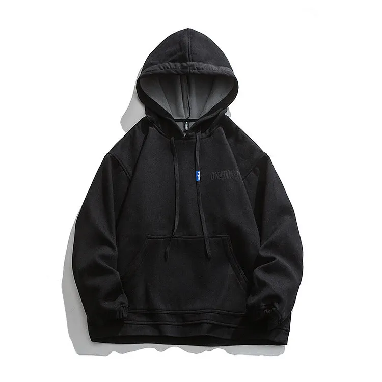 Man Fall Winter Outfis Winter Composite Hooded Sweater Men's Couple Casual Hoodie