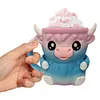 Cute Penguin Cow Leak Proo Ice Cream Pint Containers for Gathering Party Picnic