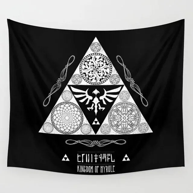 Tarot Tapestry Boho Tapestry Wall Hanging Moon Phase Magic Hand Tapestries Bedroom Decor Bedspread Cover Sun Moon Wall Decor