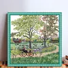 Picnic-14CT Stamped Cross Stitch 45*45cm/17.72*17.72in