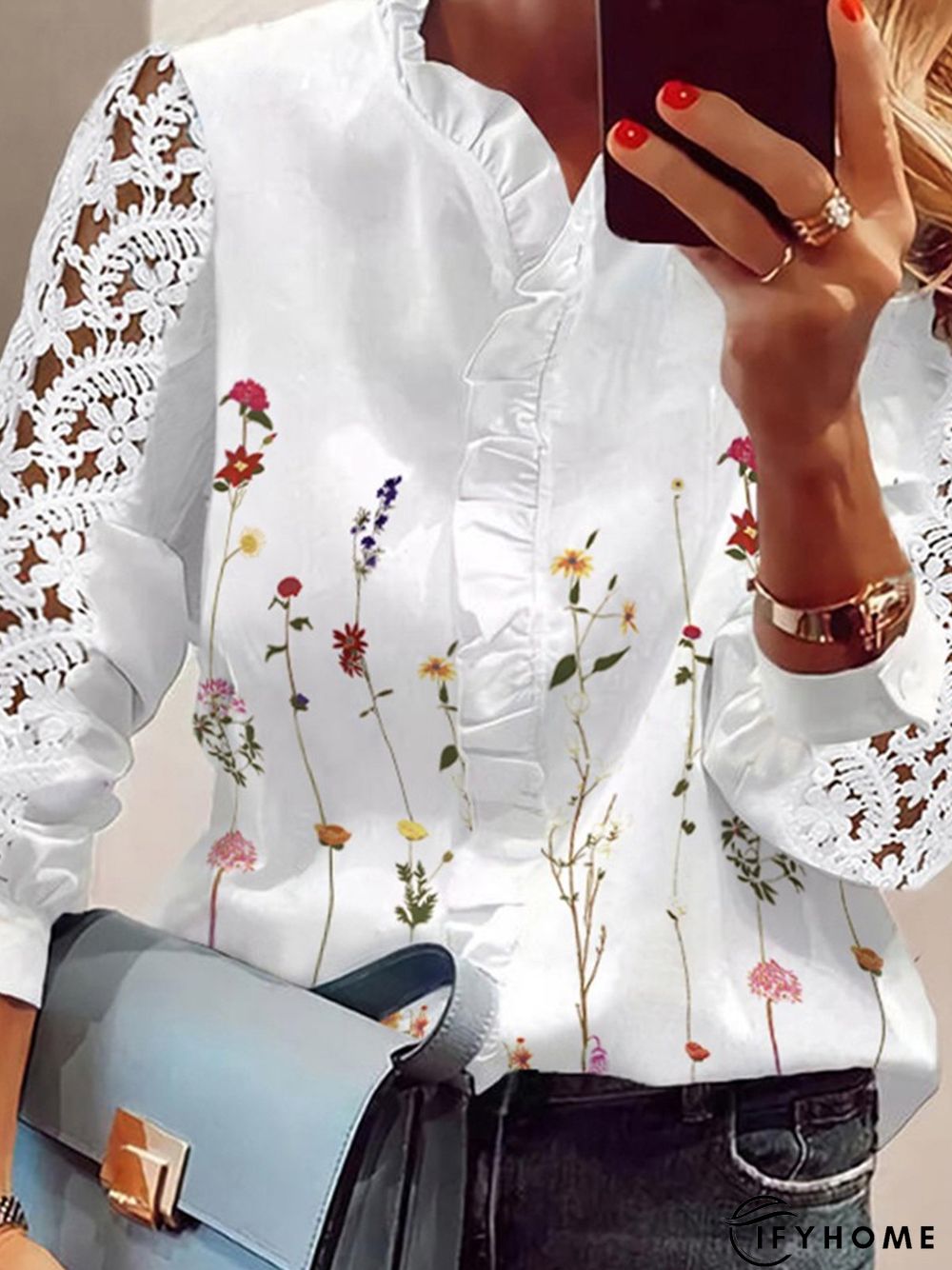 Floral-Print Top | IFYHOME