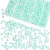 800Pcs 4/6/8/10mm Glass Beads for Jewelry Making Crystal Faceted Jewelry Beads with Holes for Bracelets Necklace Pendants Making Supplies