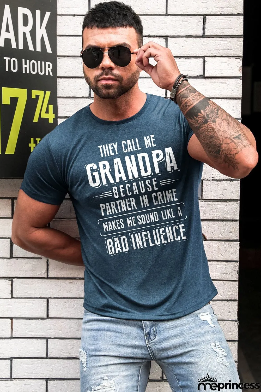 USA Flag Print Men's Tee