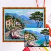 Seaside Town - 11CT Stamped Cross Stitch - 50*40cm