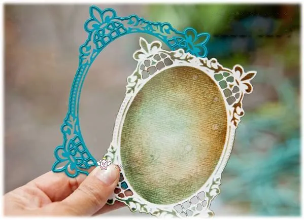 Piggy Craft metal cutting dies cut die mold Lace rectangular frame Scrapbook paper craft knife mould blade punch stencils dies