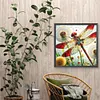 Diamond Painting-DIY Full Round Drill Dragonfly Dandelion(40*40 CM)