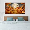 >SALE<Halloween 5D DIY Full Drill Round Diamond Painting Kit Home Wall Decor 70x40cm